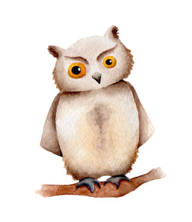 Isolated children's cartoon illustration for print or stickerの写真素材