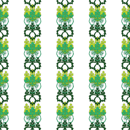 Vector illustration of floral ornamental backgroundのイラスト素材