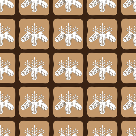 Vector chocolate cacao pattern bean, cocoa, seed. Design box and packing for restaurant, shop, confectionery, culinary, cafe, cafeteria, barのイラスト素材
