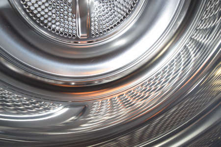 details of metal parts reflectingの写真素材