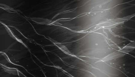 Black marble texture vector background, abstract dark stone floor design, luxury minimal wallpaper. Kitchen granite material top view, gray elegant backdrop white lines. Black marble simple bannerのイラスト素材