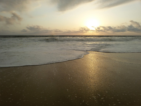 atlantic sunsetの写真素材