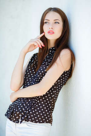 Portrait of a amazing beautiful womanの写真素材