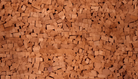 texture formed by pieces of corkの素材