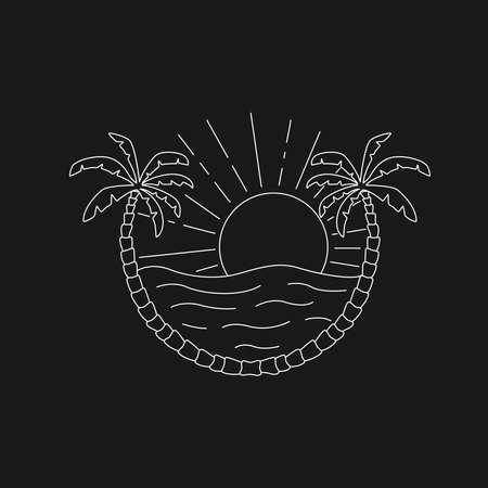 Hand-drawn outline vector illustration.のイラスト素材