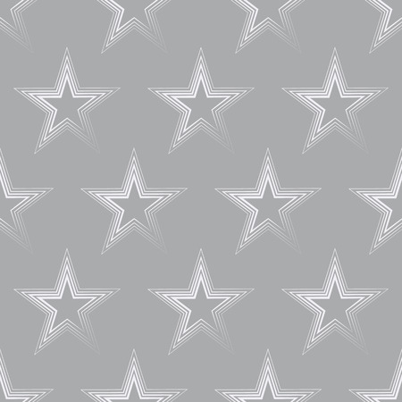 Grey stars. Pattern for wallpaper and textile or printing...のイラスト素材
