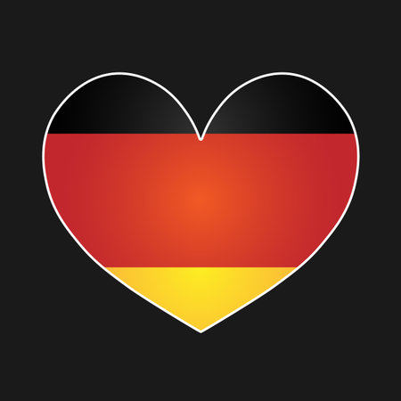 German heart.のイラスト素材