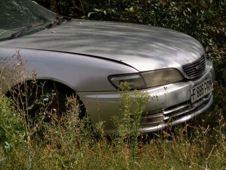 Kazakhstan, Ust-Kamenogorsk, September 10, 2019: Toyota Carina ED. Old japanese carのeditorial素材