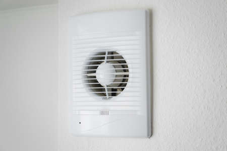 Close up - hood air filter in the kitchen after cleaningの写真素材