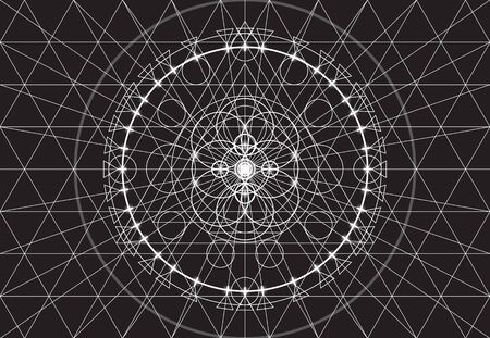 Abstract geometry background, seamless patternのイラスト素材