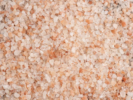 Pink Himalayan salt top view.の写真素材