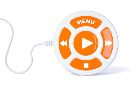 modern device isolated on a white background.の写真素材