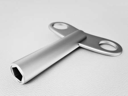 toy key isolated on a bright background isolated.の写真素材