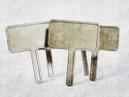 steel plates isolated on a gray background.の写真素材