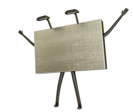 Conceptual 3d illustration on a isolated background.の写真素材