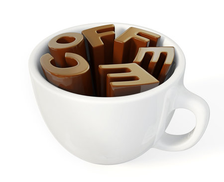 Conceptual 3d illustration on a isolated background.の写真素材