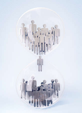Conceptual 3d illustration on a isolated background.の写真素材
