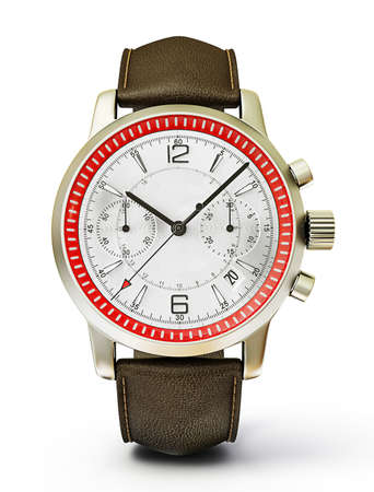 luxury watch isolated on a white backgroundの写真素材