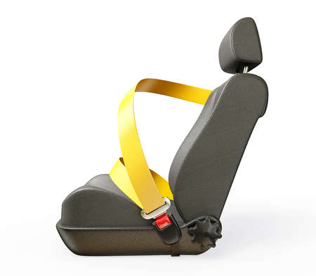 car chair isolated on a white backgroundの写真素材