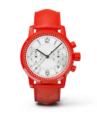 luxury watch isolated on a white backgroundの写真素材