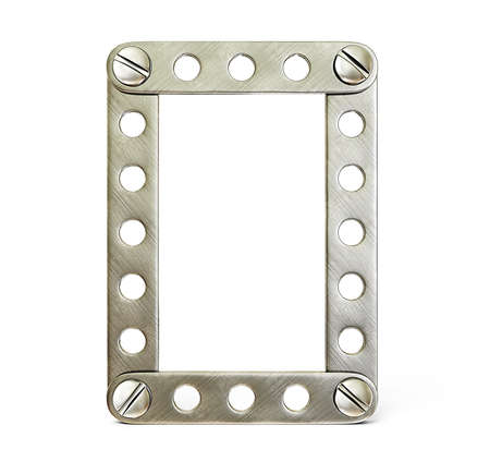 construction  letter isolated on a white backgroundの写真素材