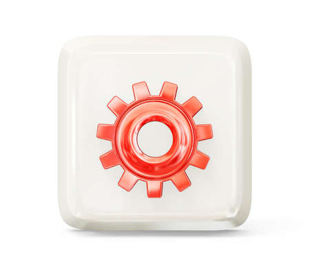3d objects isolated on a white backgroundの写真素材