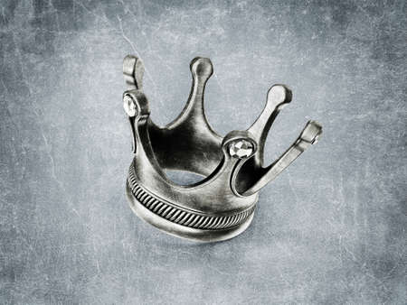 gold crown isolated on a white backgroundの写真素材
