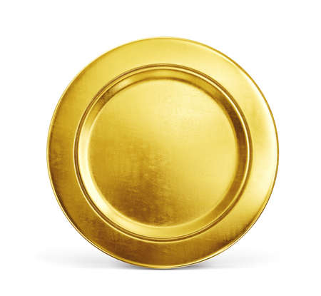 Gold coin isolated on white background. 3d illustrationの写真素材