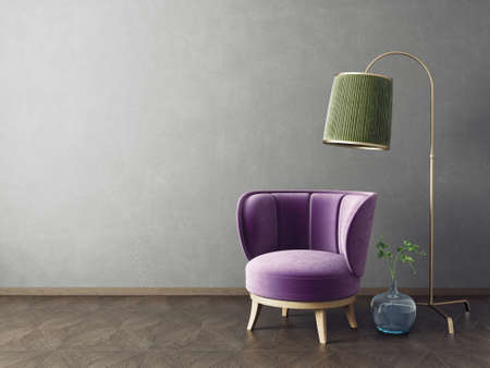 modern living room with armchair. scandinavian interior design furniture. 3d illustration


の写真素材