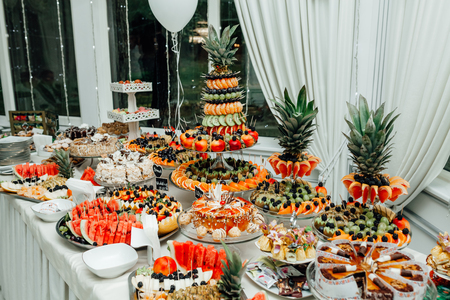 Fourchette, at the wedding, Wedding Candy Bar, fruitの写真素材