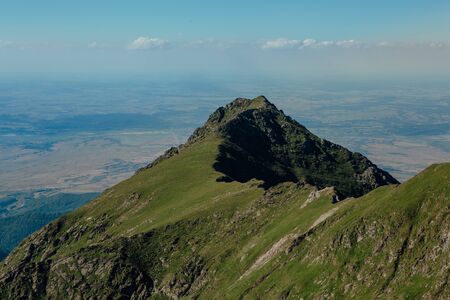 Fagaras mountains.  Carpathian Mountains  landscape in Romaniaの写真素材