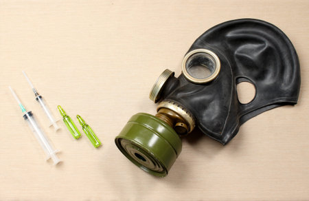 Gas mask and antidote