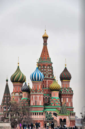 Saint Basil cathedral  Russia, Moscow の写真素材