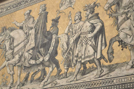 Procession of Princes in Dresdenの写真素材