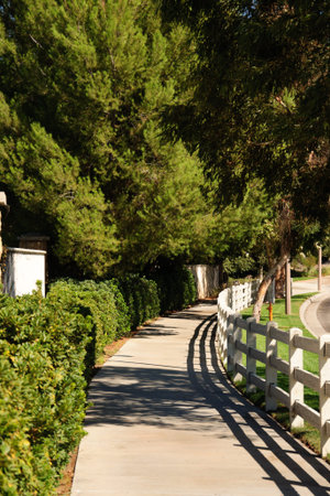 Pedestrian  walkway for exercise and walk