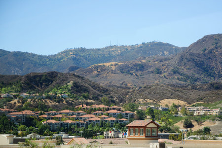 View the California city Valenciaの写真素材