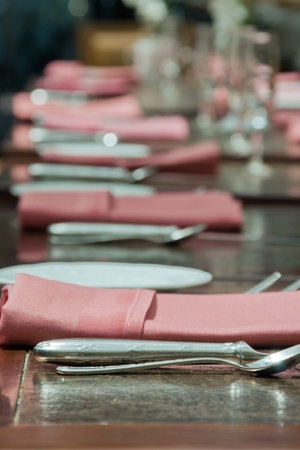 photo of professional restaurant serving at feast