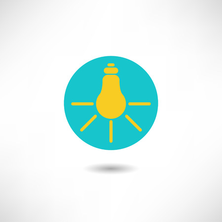Lightbulb iconのイラスト素材