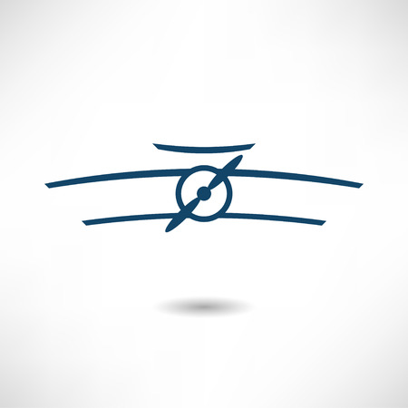 Airplane iconのイラスト素材