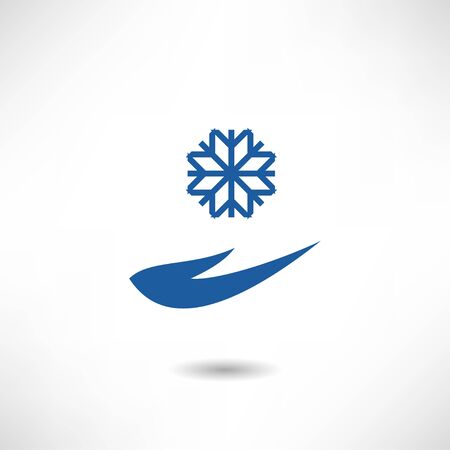 Snowflake iconのイラスト素材
