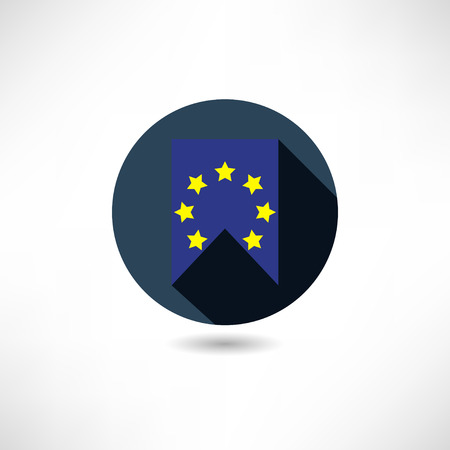 Flag of The European Union iconのイラスト素材