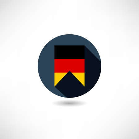 Flag of Germany iconのイラスト素材