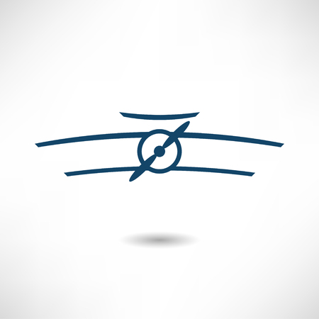 Airplane iconのイラスト素材