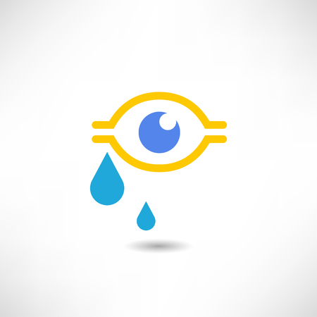 Cry iconのイラスト素材