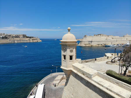 Malta from above. New point of vief for your eyes. Beautiful and Unique place named Malta. For rest, exploring and adventure. Must see for everyone. Europe, island in Mediterian Sea.の写真素材