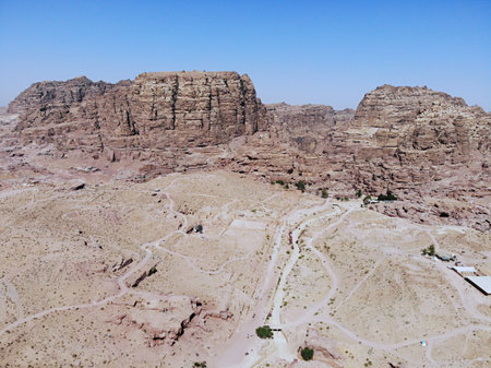 View from above. One of the most important ancient city in the world.  the real pearl of all middle...