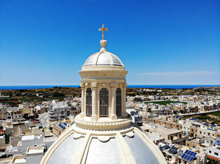 Malta from above. New point of vief for your eyes. Beautiful and Unique place named Malta. For rest, exploring and adventure. Must see for everyone. Europe, island in Mediterian Sea.の写真素材
