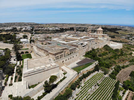 Malta from above. New point of vief for your eyes. Beautiful and Unique place named Malta. For rest, exploring and adventure. Must see for everyone. Europe, island in Mediterian Sea. Mdina Castleのeditorial素材