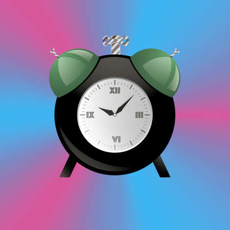 Vector design. Good for icon, logo and wallpers. Flat style for remind to wake up.のイラスト素材
