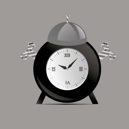 Vector design. Good for icon, logo and wallpers. Flat style for remind to wake up.のイラスト素材